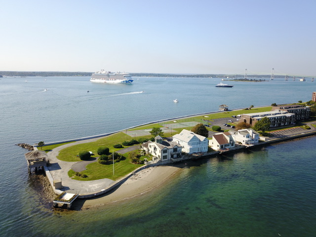 19 Defenders Row Newport RI aerial