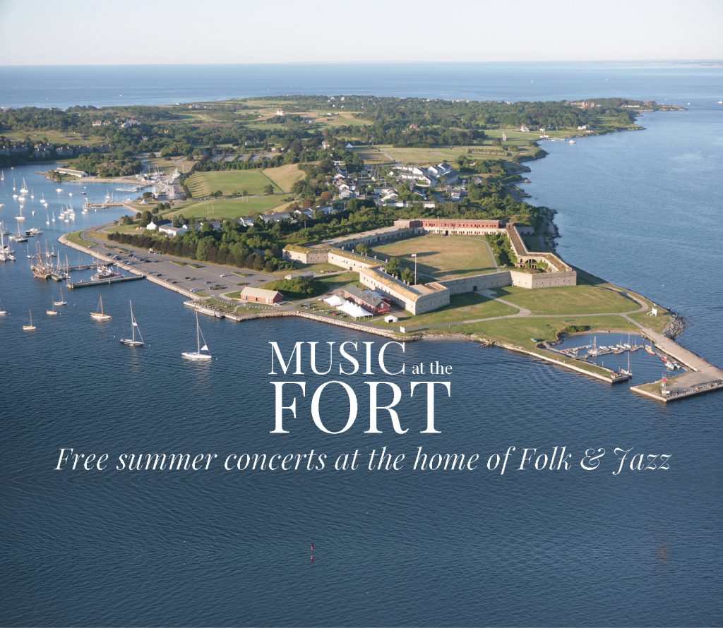 Fort Adams aerial Music at the Fort