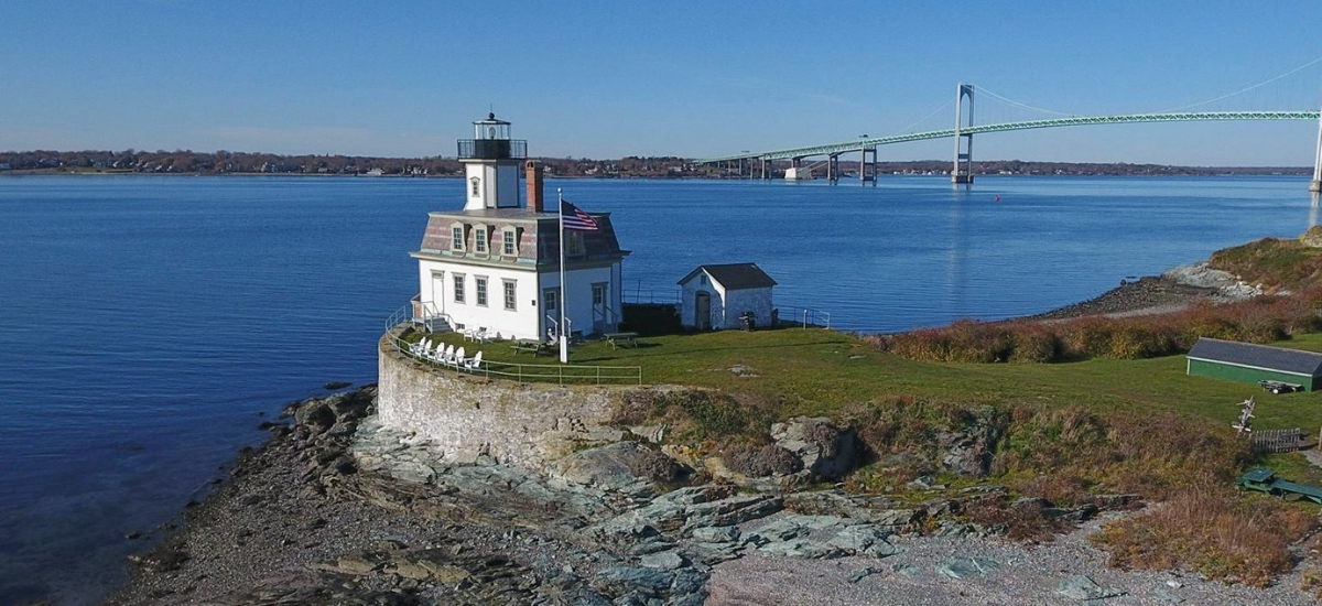 Rose Island Lighthouse Newport Rhode Island