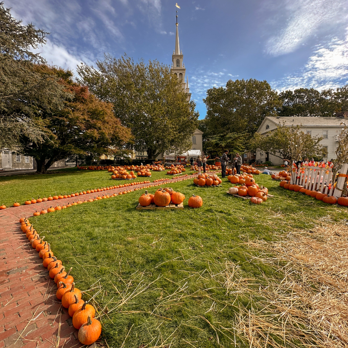 Trinty Church Newport RI fall